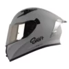 Casco Shaft 526Sp Evo Solid Gris Negro Visor Iridium Silver 1