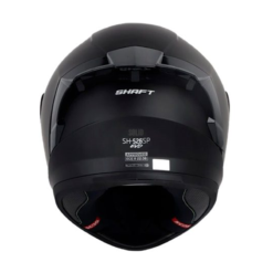 Casco Shaft 526Sp Evo Solid Negro Gris Visor Iridium Silver 1