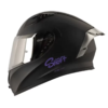 Casco Shaft 526Sp Evo Solid Negro Morado Visor Iridium Morado 1