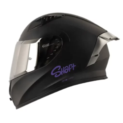 Casco Shaft 526Sp Evo Solid Negro Morado Visor Iridium Morado 1