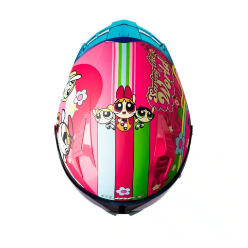 Casco Shaft 526sp Evo Bck2bac Fucsia Azul Visor Iridium AzuL 1