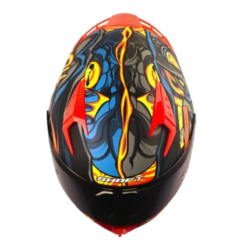 Casco Shaft 526sp Evo Master Of Azul Oscuro Gris Visor Iridium Azul 1