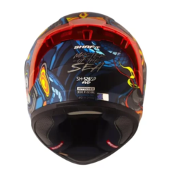 Casco Shaft 526sp Evo Master Of Azul Oscuro Gris Visor Iridium Azul 1