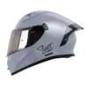 Casco Shaft 526sp Evo Solid Gris Oscuro Visor Iridium Silver 1