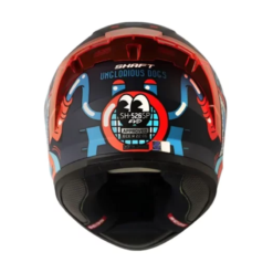 Casco Shaft 526sp Evo Ungloriou Azul Oscuro Visor Iridium Rojo 1