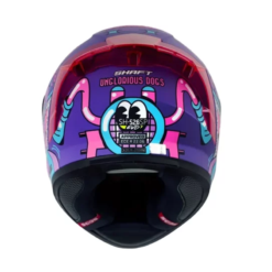 Casco Shaft 526sp Evo Ungloriou Morado Fucsia Visor Iridium Morado 1