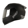 Casco Shaft 560 Solid Negro Silver Visor Iridium Silver 1