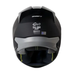 Casco Shaft 560 Solid Negro Silver Visor Iridium Silver 1
