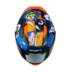 Casco Shaft 582Sp_Evo Billy y Mandy Azul Oscuro Visor Iridium Dorado 1