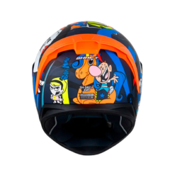 Casco Shaft 582Sp_Evo Billy y Mandy Azul Oscuro Visor Iridium Dorado 1
