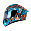 Casco Shaft 590Sr Ars Notoria Azul Naranja Visor Iridium Azul 1