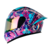 Casco Shaft 590Sr Ars Notoria Morado Fucsia Visor Iridium Morado 1