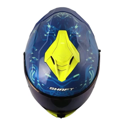 Casco Shaft 598 Gtr Adrenochr Azul Visor Iridium Azul 1