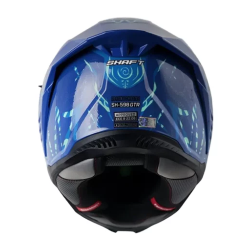 Casco Shaft 598 Gtr Adrenochr Azul Visor Iridium Azul 1