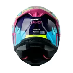 Casco Shaft 598 Gtr Mantis Morado Azul Visor Iridium Morado 1