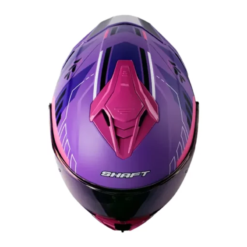 Casco Shaft 598 Gtr Tracer Morado Fucsia Visor Iridium Morado 1