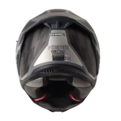 Casco Shaft 598 Gtr Xepa Gris Oscuro Visor Iridium Silver 1