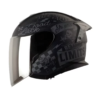 Casco Shaft Pro 240Dv Retrum Negro Gris Visor Iridium Silver 1
