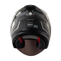 Casco Shaft Pro 240Dv Transverse Gris Oscuro Visor Iridium Silver 2