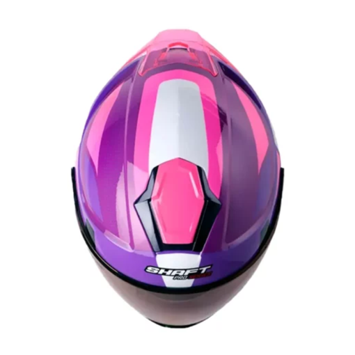 Casco Shaft Pro 240Dv Transverse Morado Fucsia Visor Iridium Morado 2