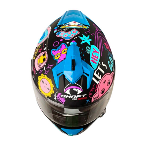 Casco Shaft Pro 610Dv Evo Cool Days Negro Amarillo 2