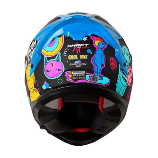 Casco Shaft Pro 610Dv Evo Cool Days Negro Amarillo 2