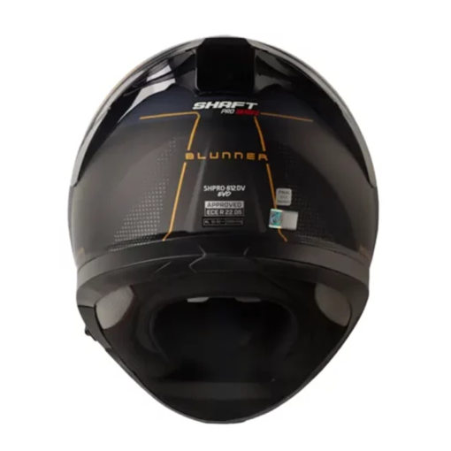 Casco Shaft Pro 612Dv Evo Blunner Azul Dorado Visor Iridium Dorado 1
