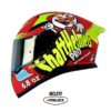 Casco Shaft Pro 612Dv Snack Rojo Amarillo Visor Iridium Amarillo 1