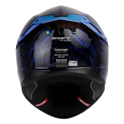 Casco Shaft Pro 620evo Lizzard Azul Visor Azul 1