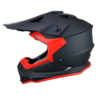 Casco Shaft Pro Mx08 Solid Negro Rojo 1