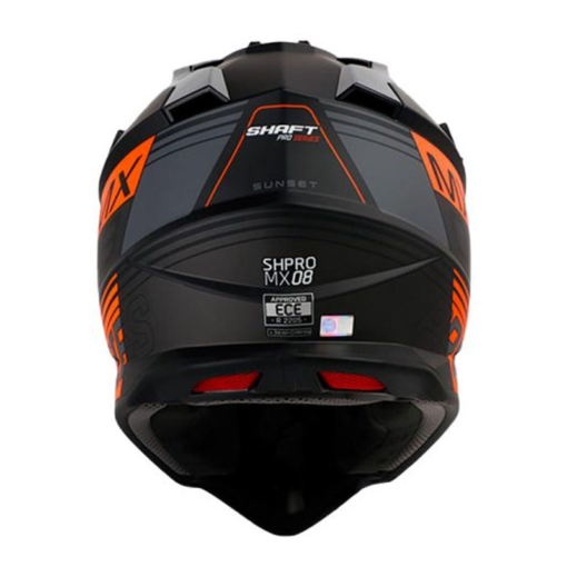 Casco Shaft Pro Mx08 Sunset Naranja 2