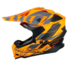 Casco Shaft Pro Mx08 Ztorm Naranja Gris 1