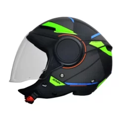 Casco Smk Streem Komplex Negro Verde 1