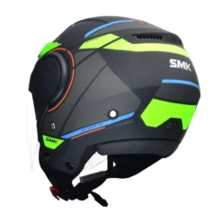 Casco Smk Streem Komplex Negro Verde 1