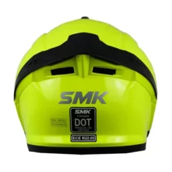 Casco Smk Typhoon Verde Fluorescente 1