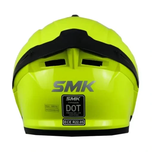 Casco Smk Typhoon Verde Fluorescente 1