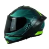 Casco Smk Typhoon Vis Gl884 Verde 1
