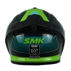 Casco Smk Typhoon Vis Gl884 Verde 1