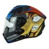 Casco Spartan Draken Csa Nostra Gris Azul 1