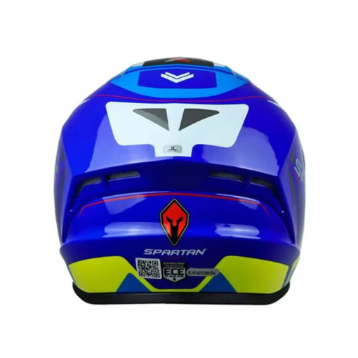 Casco Spartan Draken S Wind Azul Brillo