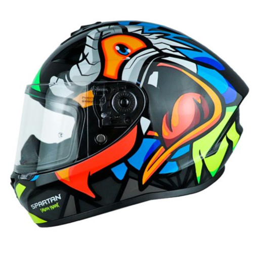 Casco Spartan Draken Sparrot Negro 1