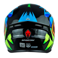 Casco Spartan Draken Sparrot Negro 2