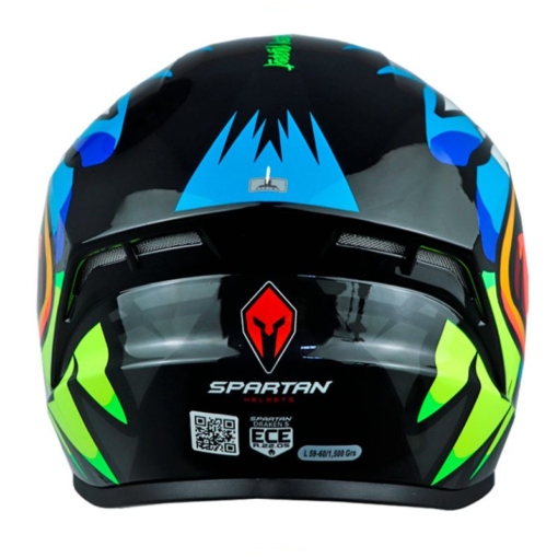Casco Spartan Draken Sparrot Negro 2