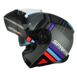 Casco Spartan Gecko Sv Epic Gris Azul 1