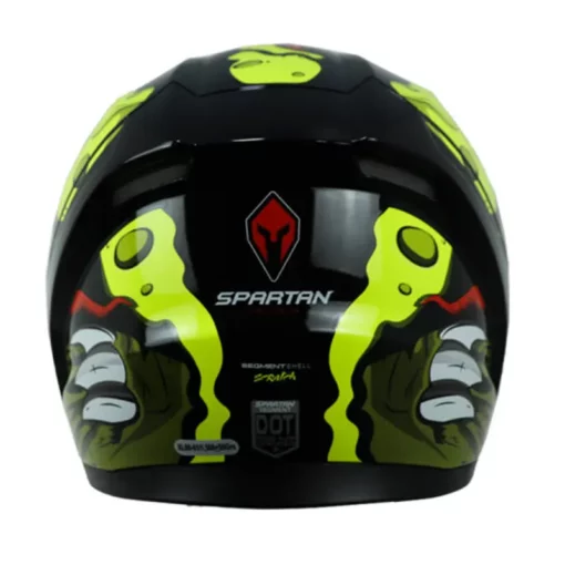 Casco Spartan Segment Scratch Amarillo 1