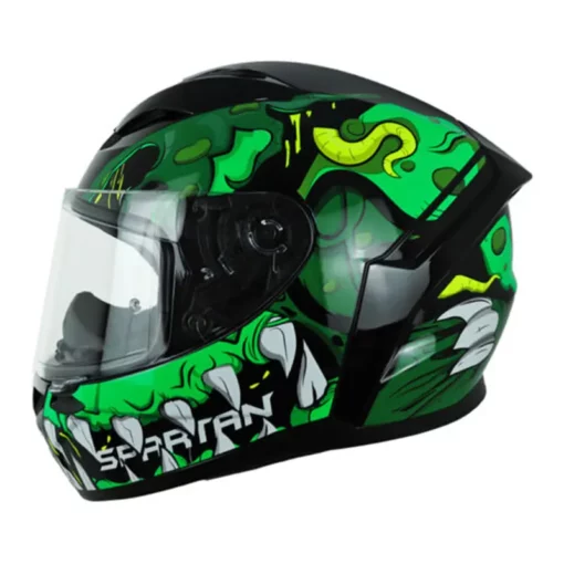 Casco Spartan Segment Scratch Verde 1