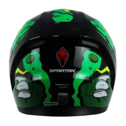 Casco Spartan Segment Scratch Verde 1