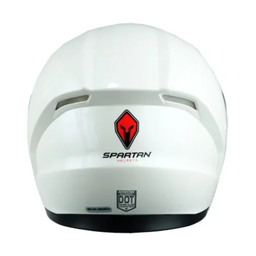 Casco Spartan Segment Solid Blanco Perla 3