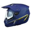 Casco Spartan Wolf Azul Amarillo 1