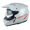 Casco Spartan Wolf Ds Blanco Rojo 1